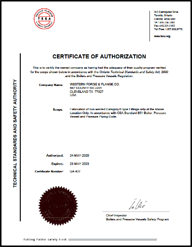 Certificate of Authorization Nuclear